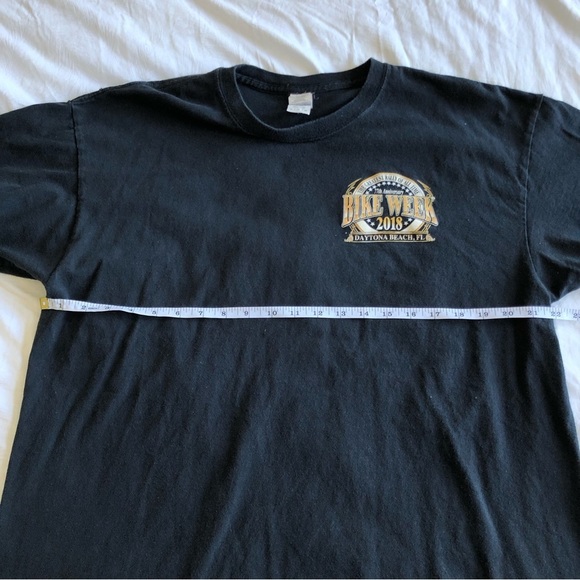 2018 Bike Week Donald Trump Graphic Motorcycle Shirt - Picture 5 of 9